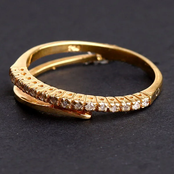 Alian?a de Ouro Amarelo com 15 Diamantes de Meio Ponto - Imagem 3