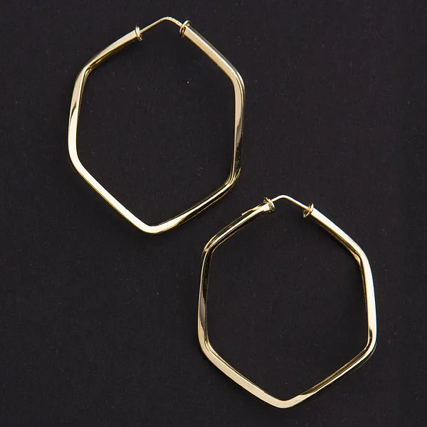 Brinco de Ouro com Argola Retorcido - Imagem 2
