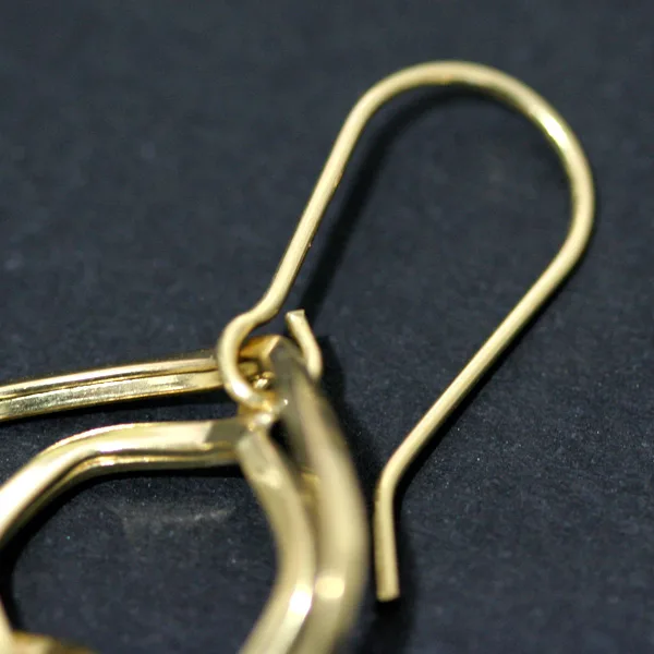 Brinco de Ouro com 3 Argolas Retorcidas - Imagem 3