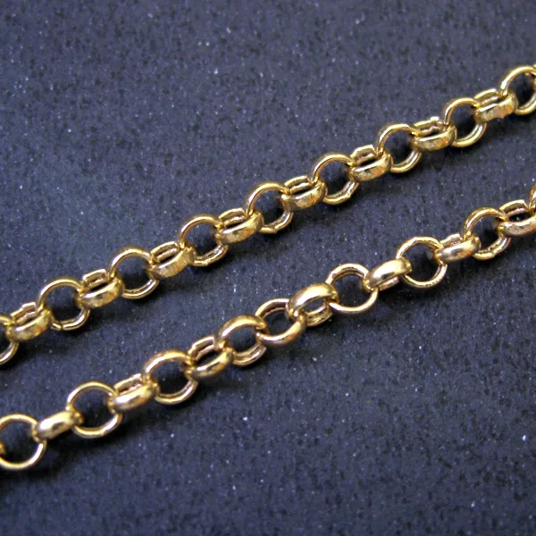 Pulseira de Ouro Amarelo Portuguesa 20cm - Imagem 2