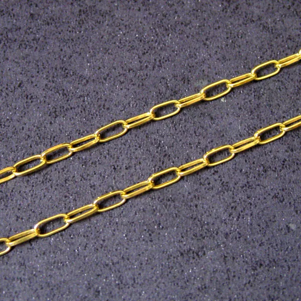 Corrente de Ouro Amarelo 18k Elos Regular 60cm 2mm - Imagem 2