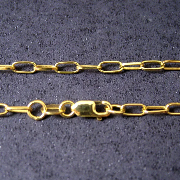 Corrente de Ouro Amarelo 18k Elos Regular 60cm 2mm - Imagem 3