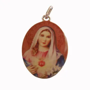 Pingente de Ouro com foto gravada / Fotograva??o Colorida 15.7mm x 13mm